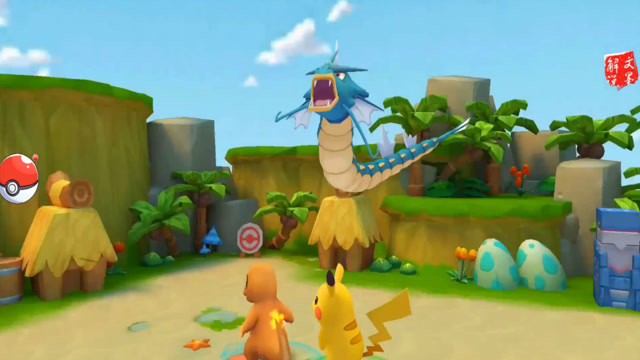 神奇宝贝:火系小火龙对战水系暴鲤龙