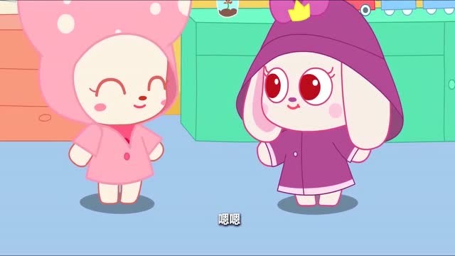 小鹿杏仁儿:下雨了,谢谢毛毛的大雨衣