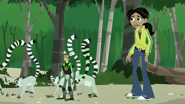 动物兄弟:多尼塔收集了很多狐猴标记,狐猴把她当成了同类