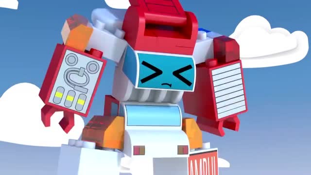 《奇积乐园》超级无敌机器人来了,威威警长都怕了