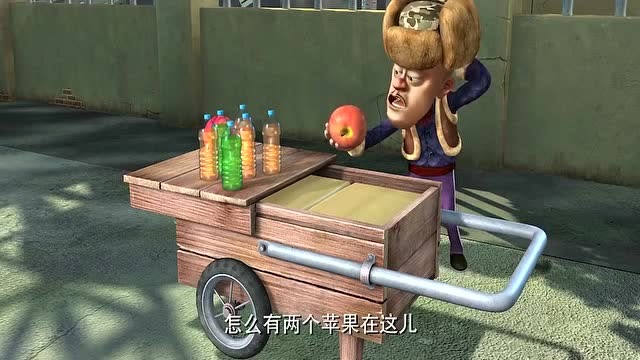 熊出没:光头强卖神秘的烂果汁,大家都知道了