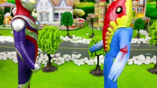 奥特曼玩具:迪迦奥特曼的老敌人怪兽梅特龙,两人又碰面了