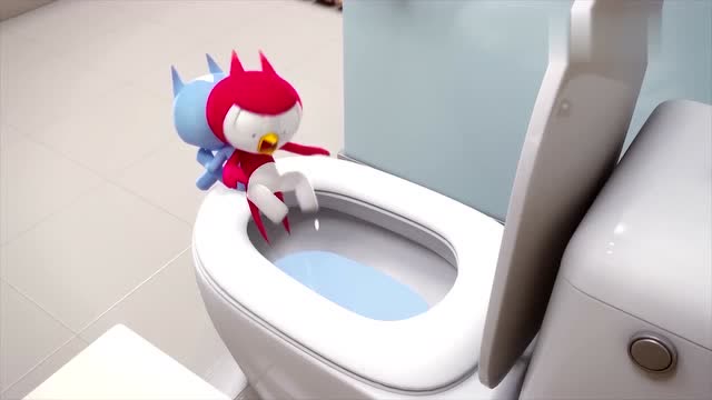 迷你特工队x:刚洗完澡的弗特说要上厕所,塞米遭殃了