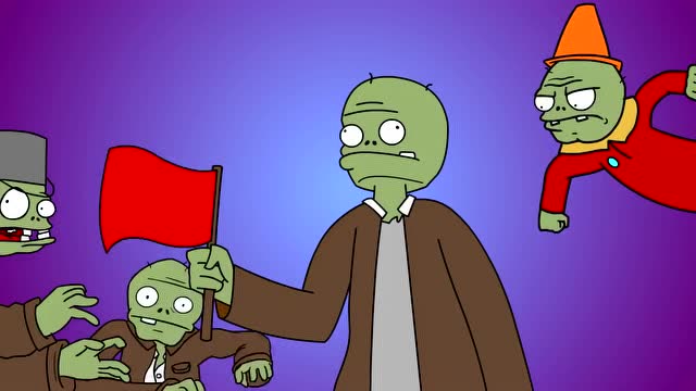 植物大战僵尸游戏动画:僵尸博士眼看着全军覆没