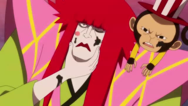 海贼王,这两个海盗长得真丑啊,红毛怪脸的