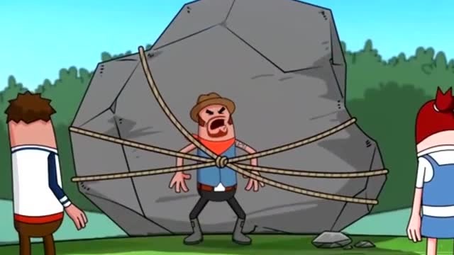 吃鸡游戏:把队友绑在石头上都没压住他的洪荒之力