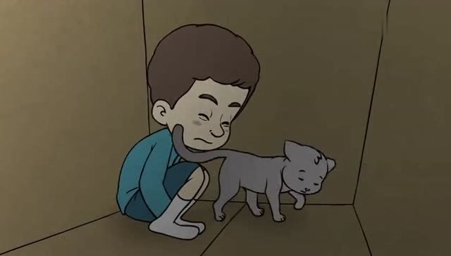 黑色幽默:孤儿的纸房子被吹走了