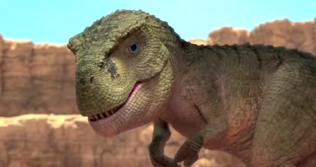 恐龙王:蓝蓝叫小疙瘩为胆小鬼特暴龙!