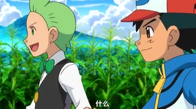 神奇宝贝,小智和天桐使用合体绝招对付自称世界最强的兄弟