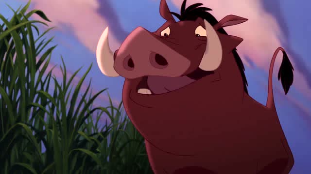 狮子王3,小猫鼬决定跟疣猪结伴同行