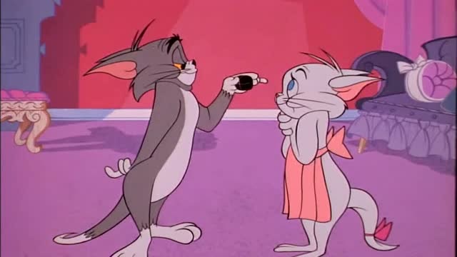 猫和老鼠:汤姆送给美女猫一只美味可口的老鼠