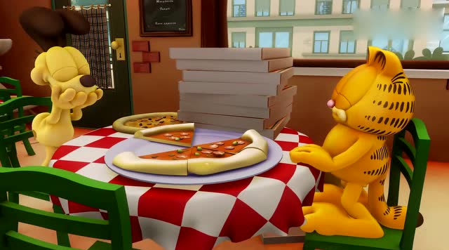 加菲猫披萨店已经好几天没有人吃饭了怎么办