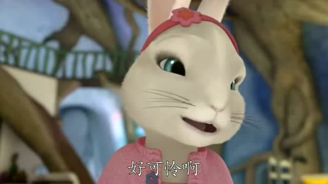 比得兔:棉球尾哭的很厉害,彼得怎么表演都没用!