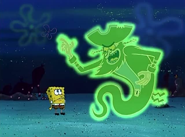 海绵宝宝把幽灵船长当朋友,没想到他是个坏蛋