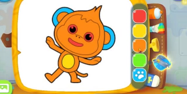 有趣小游戏:画出一只活蹦乱跳的小猴子