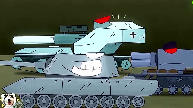 坦克世界动画:苏德战争有这么欢乐?最后的kv44画面让人心疼