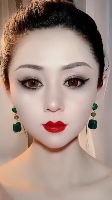 美女直播卸妆谁说浓妆就是丑女