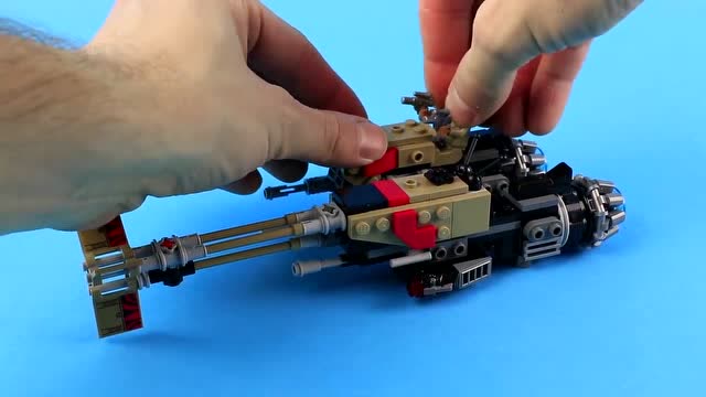 快速拼装乐高星球大战系列75215云骑士飞梭摩托,简直太酷了