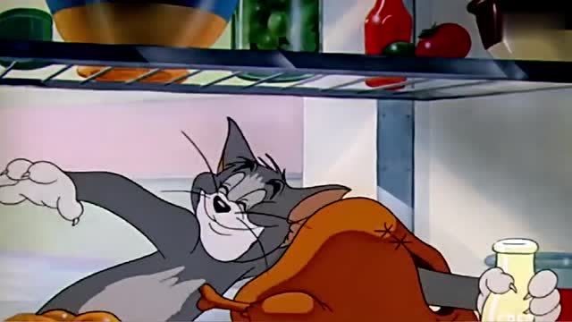 猫和老鼠:汤姆喝醉发酒疯!把冰箱好吃全给杰瑞!主人看到气疯