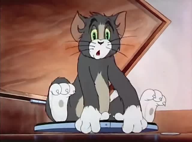 杰瑞切换音乐!汤姆就跟着音乐律动!