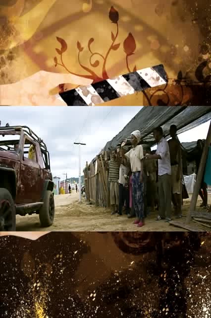 战狼2:不愧是好人有好报,吴京分发食物,被非洲难民帮助!