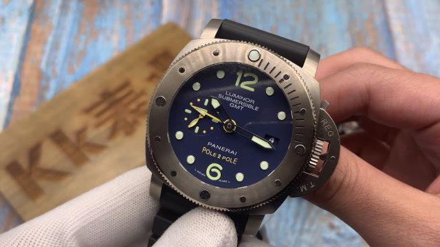 2020新评测:vs厂pam沛纳海719钛合金材质大尺寸腕表-kk表业