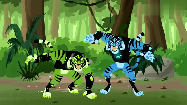 动物兄弟:兄弟变身大老虎,真是帅气又霸气,兄弟非常喜欢