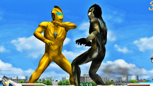 光辉赛罗vs黄金迪迦奥特曼,奥特曼格斗进化0游戏