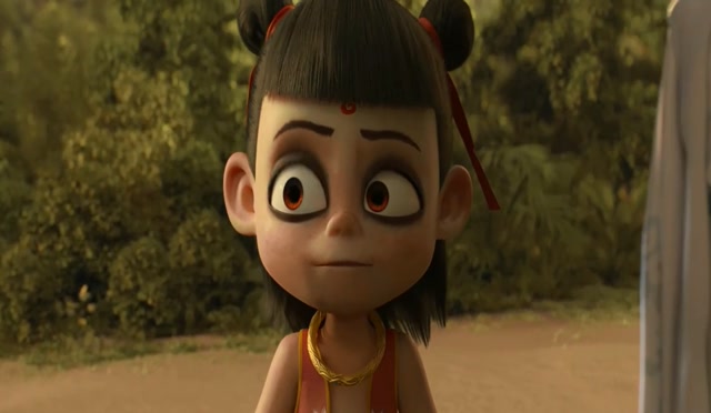 魔童转世:哪吒好高兴,生辰宴上, 唯一的好朋友可以来参加!