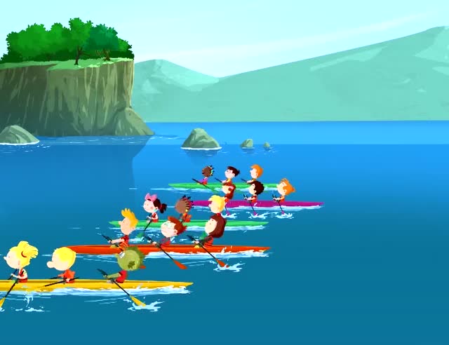 百变马丁:马丁获得划船冠军,原来是怪鱼叔叔的帮忙