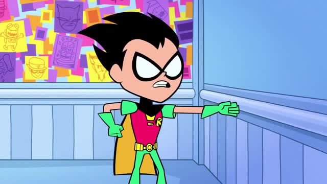 少年泰坦出击:罗宾知道乌鸦在外面有危险.