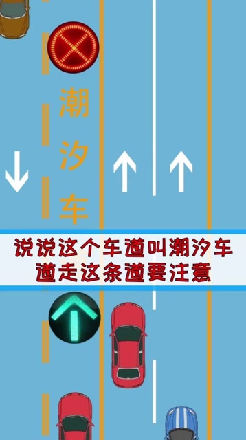 走潮汐车道要注意