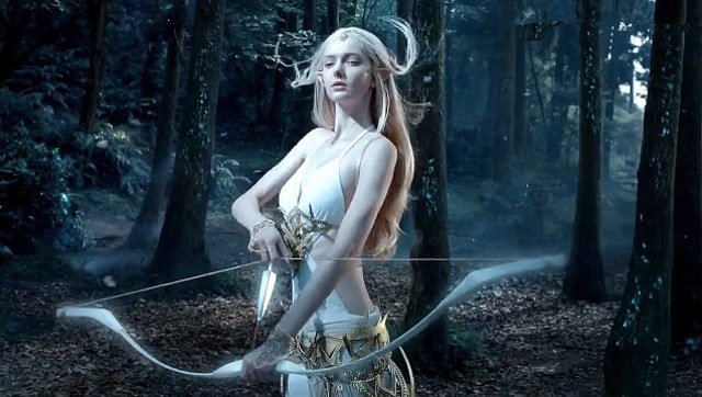 国外最美的模特,扮演精灵不需要加特效,样子让人惊艳