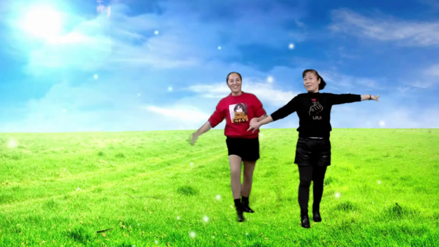 华姐广场舞双人舞-雪山阿佳