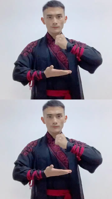 手势舞下山来一个