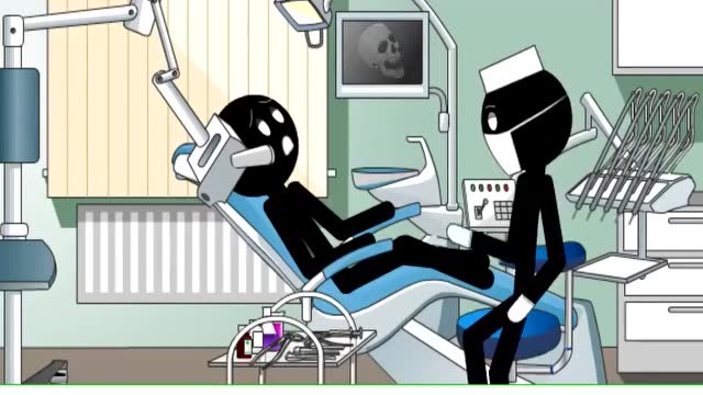 火柴人趣味游戏:火柴人治牙记,医生您是专业的吗?