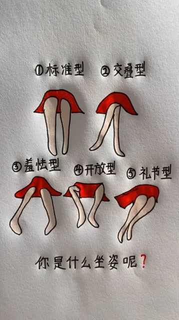 坐姿能看出人的性格,你是哪一种?