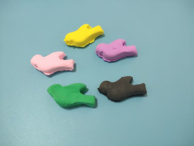 粘土彩泥手工制作鸽子,放松又解压