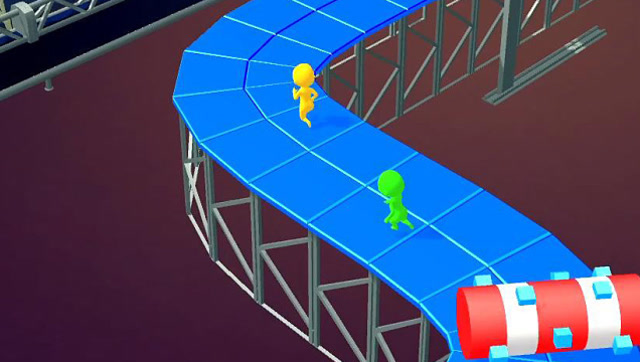 趣味体育游戏 躲避障碍物,来拿第一名