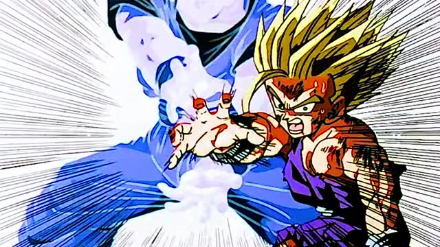 龙珠爆燃时刻,父子气功波经典场景!全场最佳:超二小悟饭!