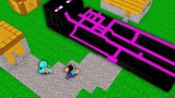 我的世界：菜鸟挑战恩德曼迷宫，获得彩虹装备，最后一招制敌！
