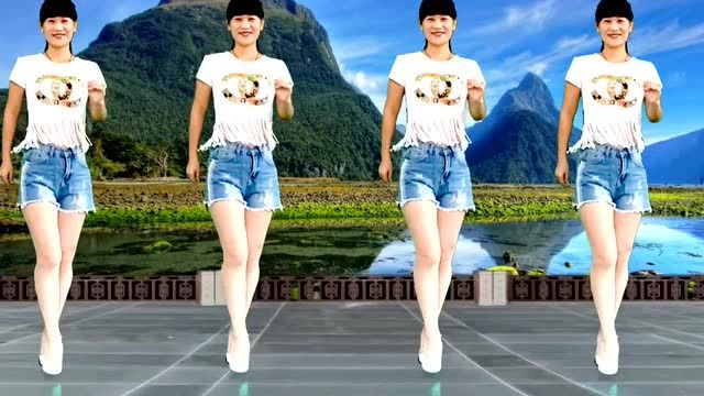 40步摆胯广场舞《38度6》自由健身操,燕子教你跳出小蛮腰!