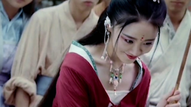 大梦聊斋,上街买菜的婴宁,实在是美艳,迷晕了老头!