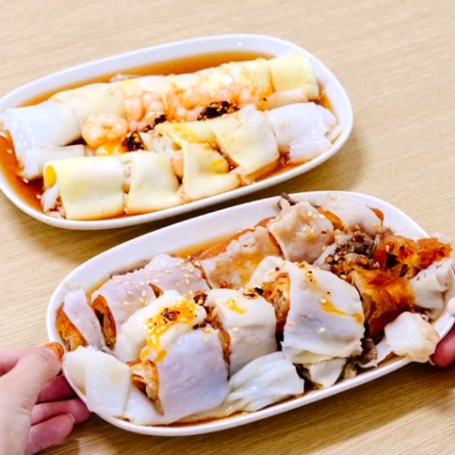 这样油条肠粉还是第一次吃,味道非常香!