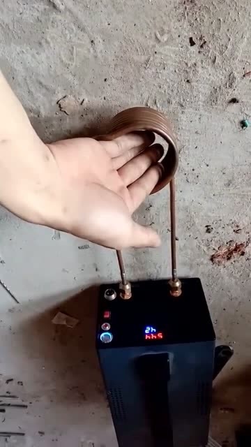 我这个diy制作的小型大功率涡流加热器不错吧