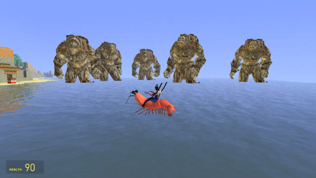 欧布奥特曼在海上开着皮皮虾遇到了怪兽怎么办啊?