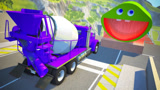 高速汽车冲过巨型蛙嘴水墙会怎样？3D动画模拟，隔着屏幕都刺激！