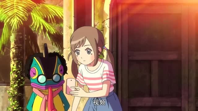 妖怪手表:彩芽把演员们感谢泷田的视频给泷田看,泷田很感动