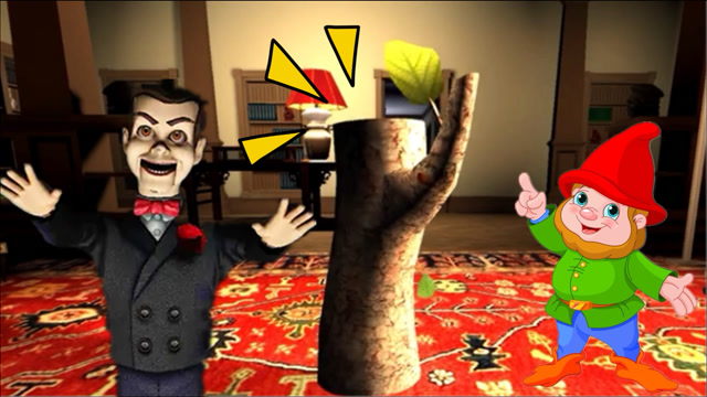 疯狂邻居:塔米学会了魔法,把小矮人邻居变成了一个树墩!