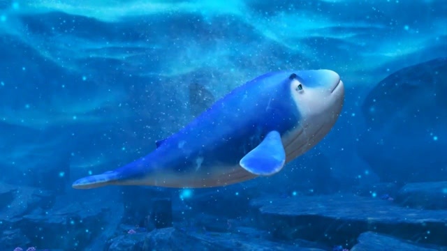 宇宙护卫队蓝鲸宝宝没力气浮出水面在海底要无法呼吸了